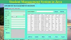 Student Management System in Java | NetBeans | MySQL Database