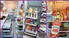 Dish Cabinet And Kitchen Organization 🎀 | Refrigerator And Snacks Organizing✨
