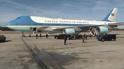 Air Force One arrives at RDU: President Biden to deliver speech about economy