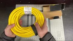 Utilitech 50-ft Outdoor Heavy Duty Lighted Extension Cord. Unboxing & Warranty