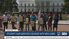Student loan services overwhelmed