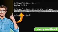 How to Check if PIP is Installed in Python - Windows 10/11 (2023)