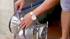 Turn Water Tank Into a Mini Hydroelectric and Washing Machine Motor Into a Water Turbine Generator