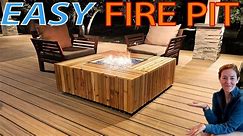 Building a Fire Pit Table