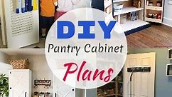 22 Free DIY Pantry Cabinet Plans For Storage