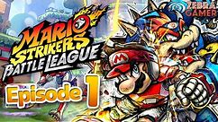 NEW Mario Strikers! - Mario Strikers Battle League Gameplay Walkthrough Part 1 - Cannon Cup! Mario!