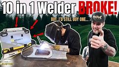 HOW TO Hammer Weld Sheet Metal TIG MIG "I'd Still Buy One!" WHY? SSimder Upgraded SD-4050 Pro Welder