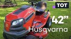 Husqvarna 6 month Review! Riding 42" Mower 18.5hp