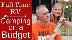How to Rv on a Budget - (TIPS FOR RV BUDGET) Full Time RV Living
