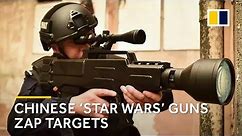 Chinese ‘Star Wars’ laser gun appears to set fire to objects at a distance