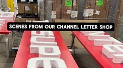 Curious about how we made the channel letters for the sign featured on yesterday’s post? 🤔 Take a peek behind the scenes in our workshop and discover the magic! 🔮 #ChannelLetters #WorkshopLife #BehindTheScenes | Signarama