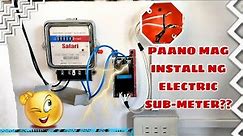 How to install electric SUB-METER? (Safari)
