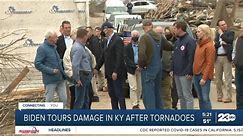 President Joe Biden tour tornado damage in Kentucky