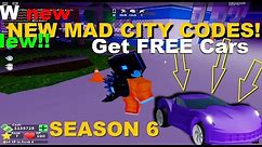 NEW!!! Mad City Codes! [100 WORKING!!!] Unlock All Mad City Season 6 ITEMS from a Twitter Code