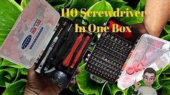 Cable World® PC & Mobile Repair 110 in 1 Screwdriver Set Unboxing & Comparison- TECHNO MOON