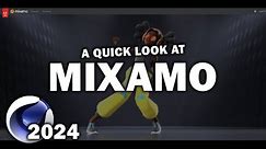 Cinema 4d 2024: A Quick Look At Mixamo (Simple Character Rigging and Animations)