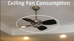 Ceiling Fan Power Consumption Calculation, Power Saving Tips | Electrical4u