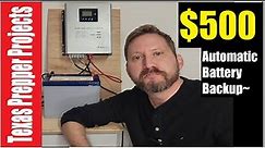 1200w Power station auto switching battery back up! diy