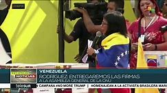 teleSUR Noticias:13 millones de venezolanos firmaron contra el bloqueo