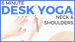 5 minute Desk Yoga for Neck & Shoulders | Sarah Beth Yoga