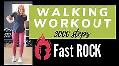 22 min Fast Walking Workout | 3000 steps ROCK Walk