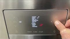 Frigidaire Gallery Refrigerator Control Settings And Turning Cooling Mode On Or Off