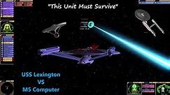 USS Lexington VS M5 Computer | Star Trek The Original Series | Bridge Commander Battle |