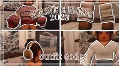 REALISTIC Bloxburg Winter and Christmas Outfit codes | Outfit Codes | Roblox |
