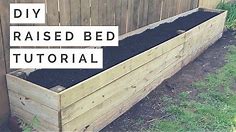 DIY Raised Bed / Planter Box Tutorial