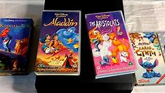 Checking VHS Disney cartoons on VCR/VHS tape