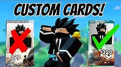 Make your Own Custom Card in Pls Buy Me(Roblox)!