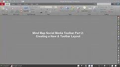 Social Media Toolbar Part 2: Creating a new Mind Map