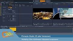 Pinnacle Studio 25 - Eine nichtlineare Videowand konstruieren