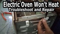 Electric Oven Won’t Heat | fix pizza oven | Stove Repair Burner Elements replacement.