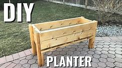 DIY Raised Planter Box - EASY Plans - Backyard Garden