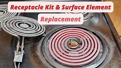 How To Replace GE Top Burner Receptacle Kit WB2X228 & Surface Element WB30M2