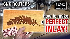 How To Make a PERFECT INLAY with a CNC Router, Easy CNC Router Projects