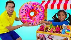 Wendy Pretend Play with Donut Bakery Shop Pretend Food Toys