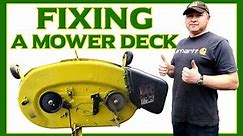 John Deere Riding Mower Deck Repair