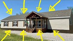 The mobile home of my DREAMS!! Massive NEW double wide that will blow you away! Modular Home Tour