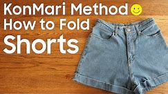 KonMari Method How to fold Shorts -English edition-