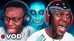 KSI PLAYS A SCARY GAME WITH DEJI... (FULL VOD 2024)