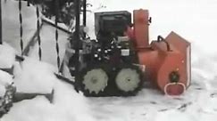 Remote control snow blower