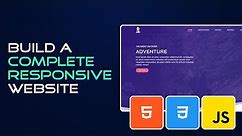 Build a Complete Responsive Website | HTML and CSS Tutorial