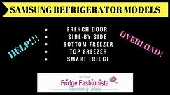 SAMSUNG REFRIGERATORS - All of the Samsung refrigerator models, dimensions, features, etc...