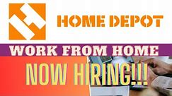 HOME DEPOT IS HIRING NOW | Work From Home Job ❤️ #workfromhome