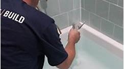 Caulking a tub 🛁 #diy #bathoomremodel #tile #plumbing #bathroomremodelingteacher | Bathroom Remodeling Teacher