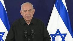 Netanyahu says ceasefire ‘will not happen’ in speech pointed at international audience