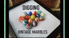Dump Digging Archaeology - Digging Vintage Marbles - Antiques - History Channel - Bottle Digging -