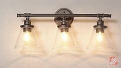 Globe Electric Parker 3-Light Oil Rubbed Bronze 5-Piece All-In-One Bath Light Set 50192